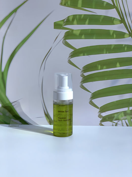 Green tea face cleanser